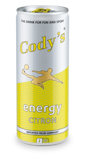 Cody's Energy Citrom 250 ml