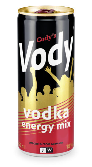 Cody's Vody – Vodka Energy Mix 18% 250 ml