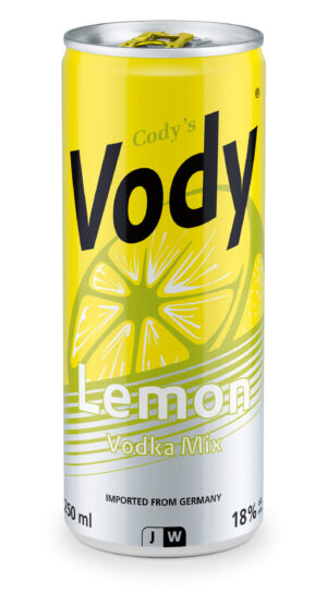 Cody's Vody – Vodka Lemon Mix 18% 250 ml